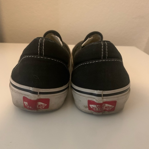 Black Slip On Vans - Picture 4 of 5